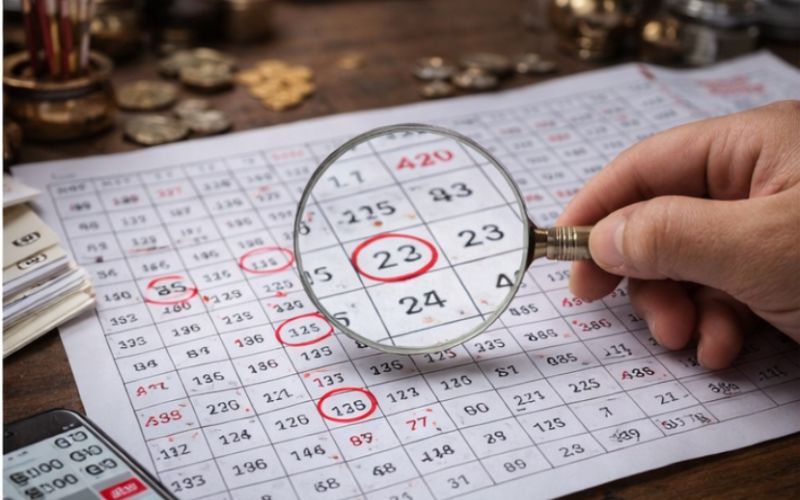 Phân tích bảng kết quả xổ số miền Bắc để tìm 2 số cuối